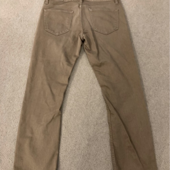 Banana Republic Mens Slim Travelers Pants Khaki 32 x 30 - Picture 2 of 3